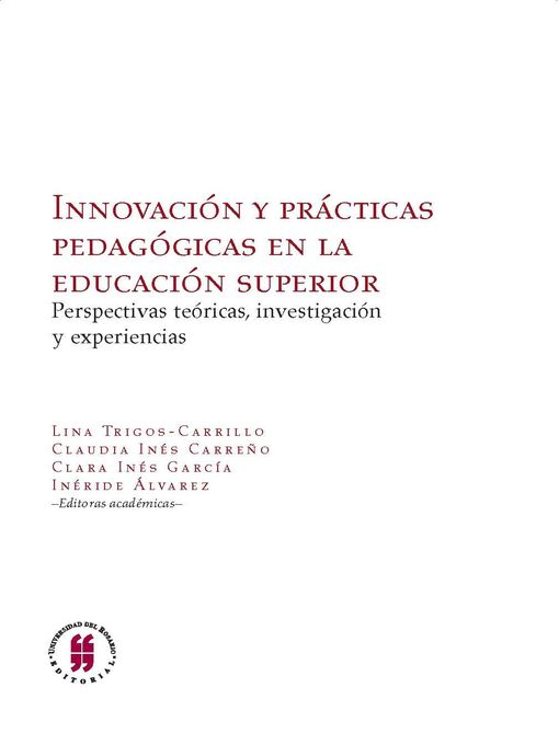 Title details for Innovación y prácticas pedagógicas en la educación superior by Lina Trigos-carrillo - Available